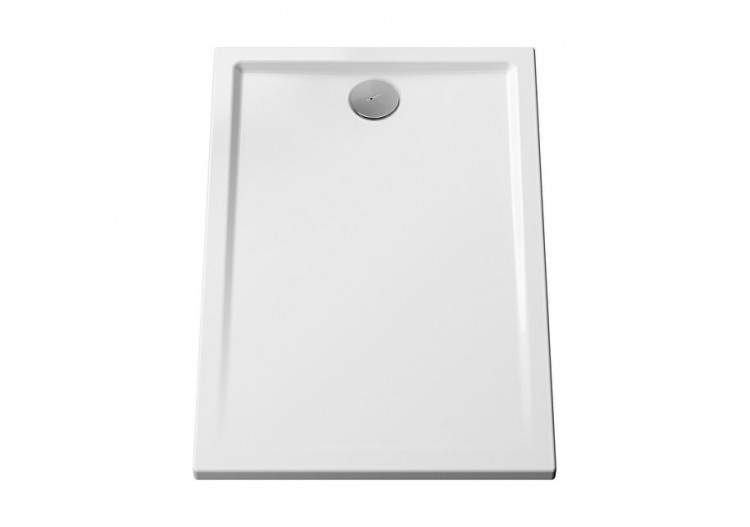 Cascade receveur ultra plat en céramique, 120x80cm, blanc VitrA Antislip - 5764L203M0695 - Vitra