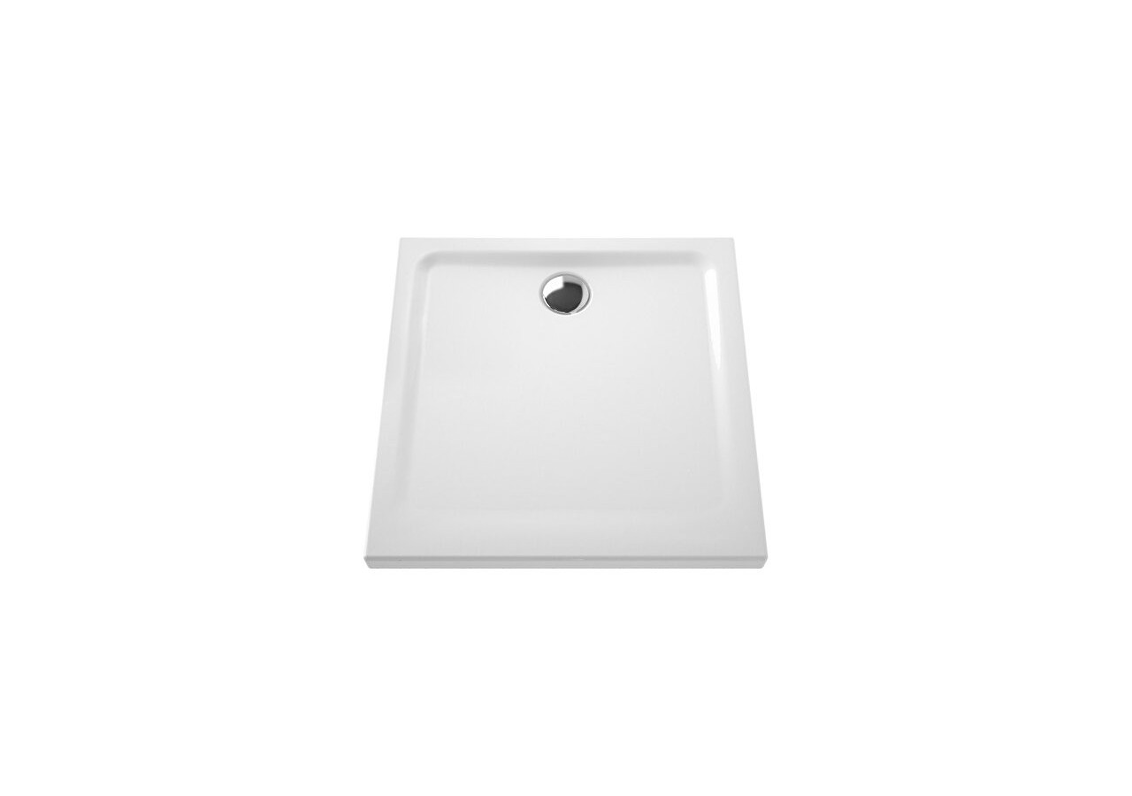 Arkitekt receveur à encastrer ou à poser extra plat, 80 x 80cm - 5805L003M0578 - Vitra
