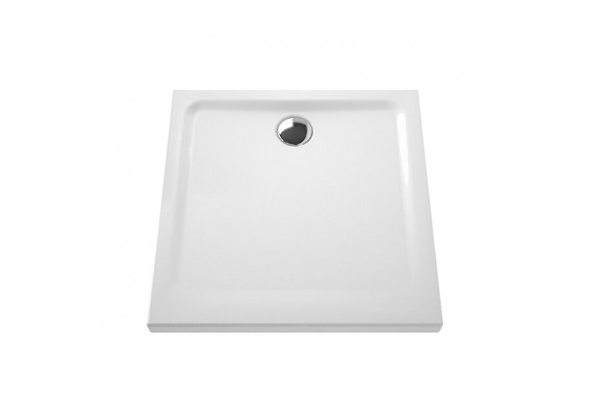 Arkitekt receveur à encastrer ou à poser extra plat, 80 x 80cm - 5805L003M0578 - Vitra