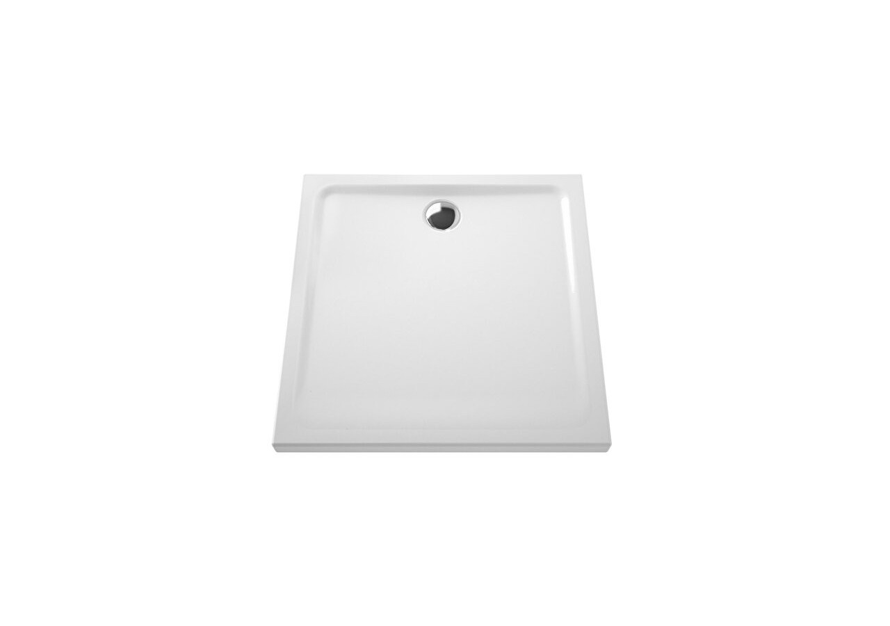 Arkitekt receveur à encastrer ou à poser extra plat, VitrA Antislip, 90 x 90cm - 5806L203M0578 - Vitra