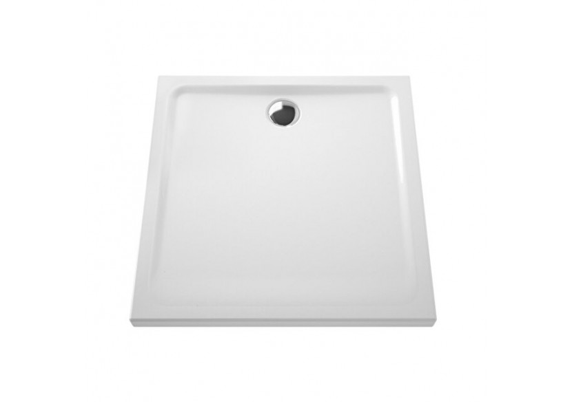 Arkitekt receveur à encastrer ou à poser extra plat, VitrA Antislip, 90 x 90cm - 5806L203M0578 - Vitra