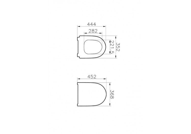 Sento abattant Slim Wrap, avec libération rapide, blanc - 130-003R009 - Vitra 2
