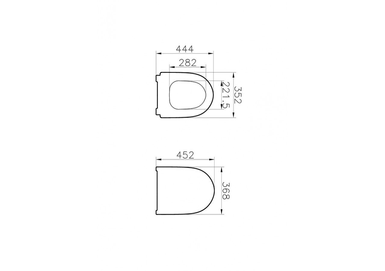 Sento abattant Slim Wrap, avec libération rapide, blanc - 130-003R009 - Vitra