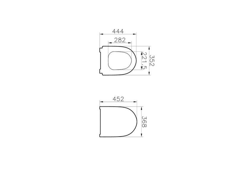 Sento abattant Slim Wrap, avec libération rapide, blanc - 130-003R009 - Vitra