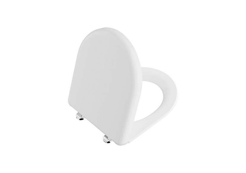 Liquid Abattant fermeture douce, charnière en métal, Fixation supérieure Blanc - 137-003-009 - Vitra