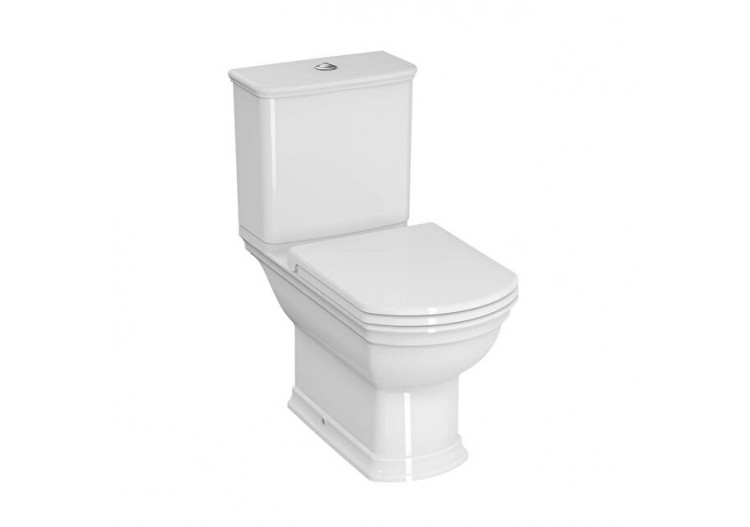Valarte WC à poser, open back, 70 cm, blanc - 4160B003-0075 - Vitra