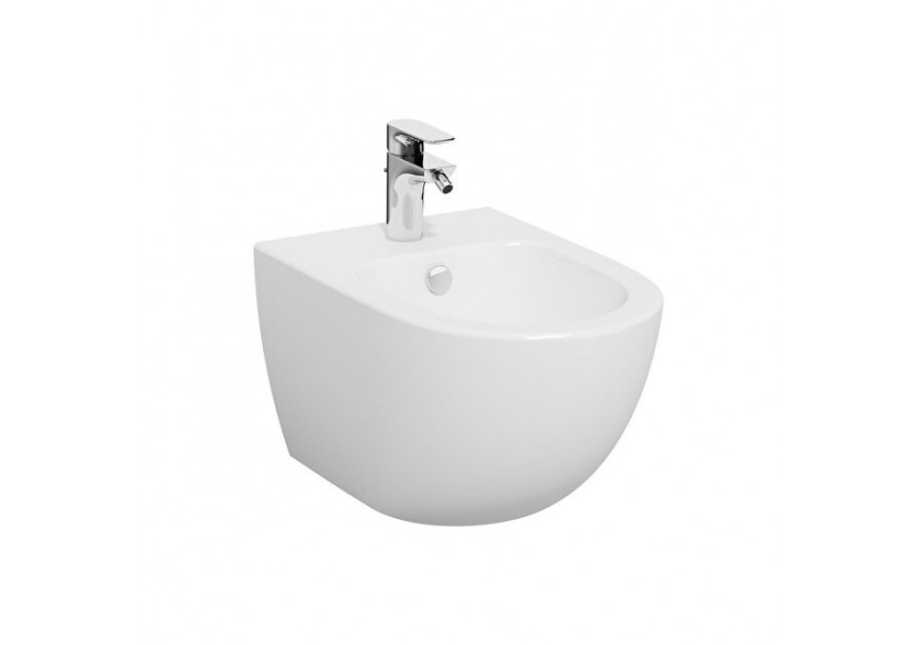 Bidet suspendu 1 trou central pour robinet avec trop-plein,fixation cachée (V-Fit 2.0), sans trous latéraux -4338B003-1046-Vitra