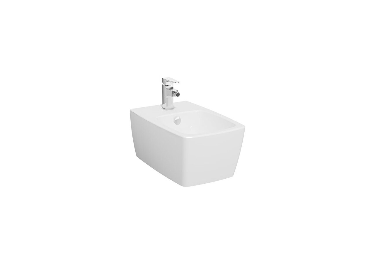 Metropole bidet suspendu 56 cm, 1 trou central, avec trop-plein - 5675B003-1046 - Vitra