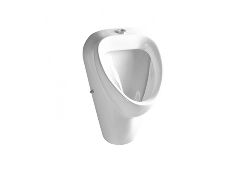 Arkitekt urinoir, sans siphon, version sans couvercle, arrivée par le haut - 6563B003D0198 - Vitra