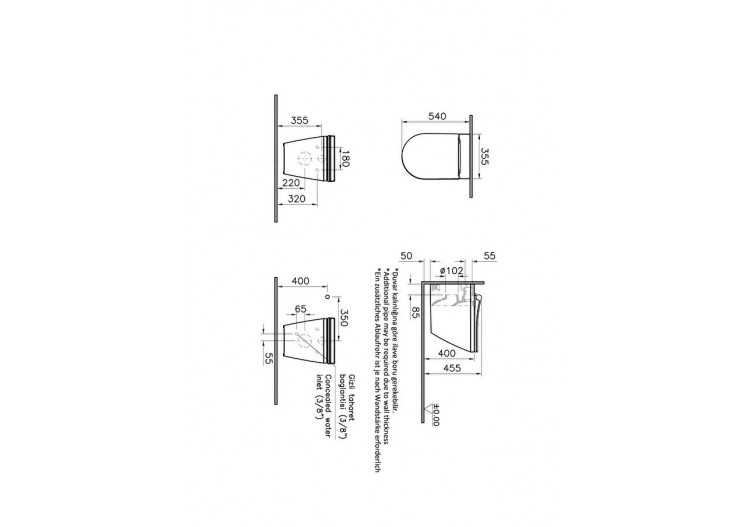 Integra Aquacare, avec robinet séparé - 7041B003-6200 - Vitra 2