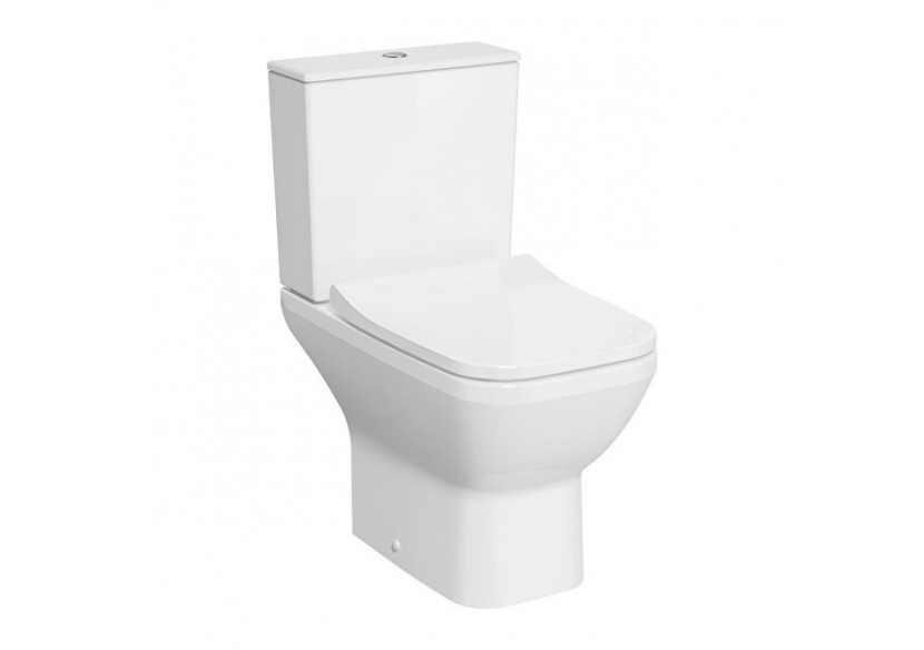 Integra S WC monobloc Sans bride, sortie arrière, 62 cm, sans fonction bidet - 7087B003-0075 - Vitra