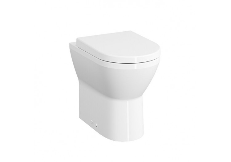Conforma WC suspendu PMR sans bride, avec trou d'abattant, 2 trous de fixation au sol - 7099B003-0087 - Vitra