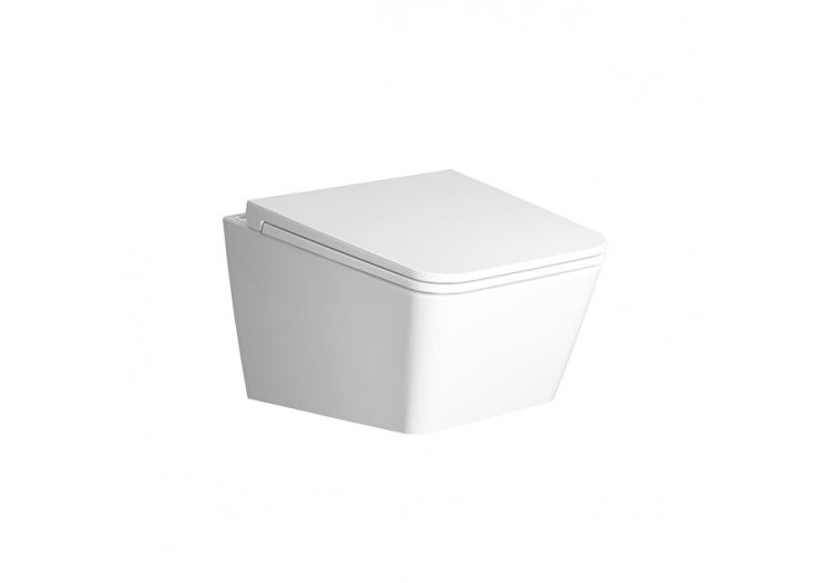 Equal WC suspendu sans bride (VitrA Flush 2.0), 56 cm - 7245B403-0075 - Vitra