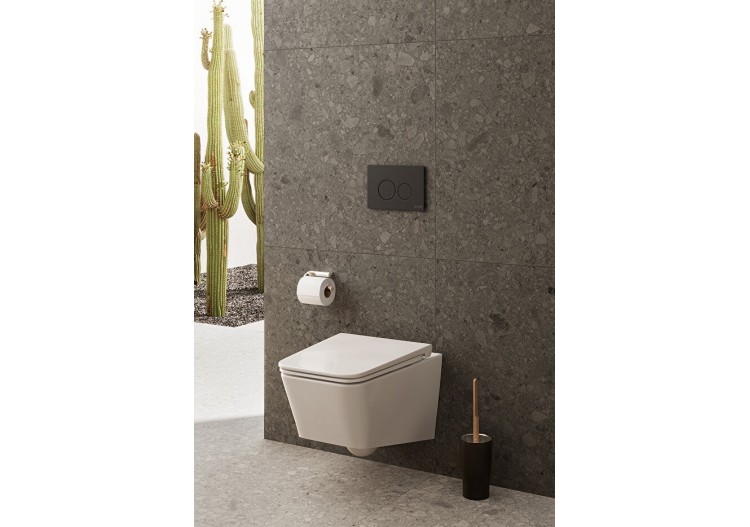 Equal WC suspendu sans bride (VitrA Flush 2.0), 56 cm - 7245B403-0075 - Vitra 2