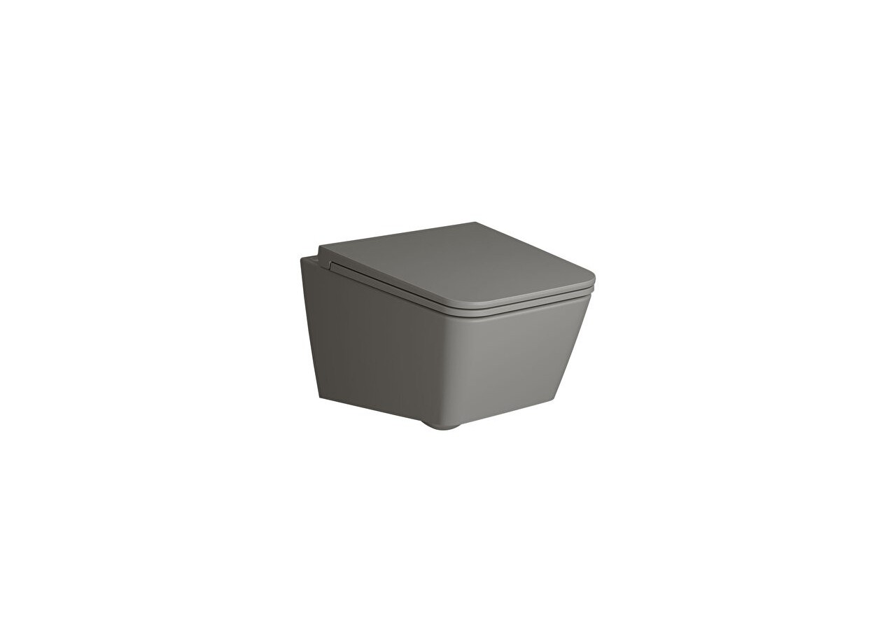 Equal WC suspendu sans bride (VitrA Flush 2.0), 56 cm - 7245B476-0075 - Vitra
