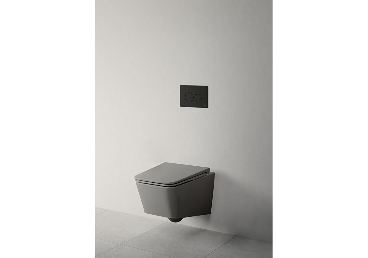Equal WC suspendu sans bride (VitrA Flush 2.0), 56 cm - 7245B476-0075 - Vitra