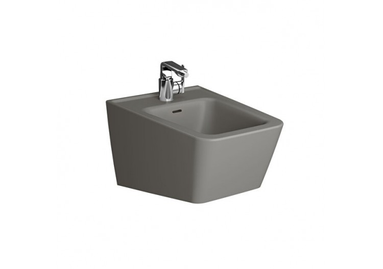 Equal bidet suspendu, 54 cm, gris pierre mat - 7246B476-0288 - Vitra