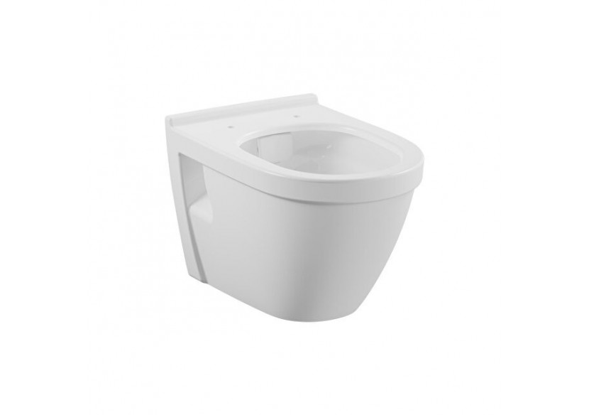 Cuvette suspendue S50 52 cm VitrAflush sans bride, sans trou d'abattant - 7740B003-0979 - Vitra