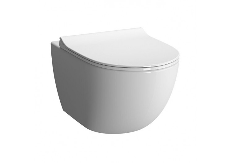Sento Pack WC suspendu compact sans bride (VitrA Flush 2.0) - 7747B003-6197 - Vitra
