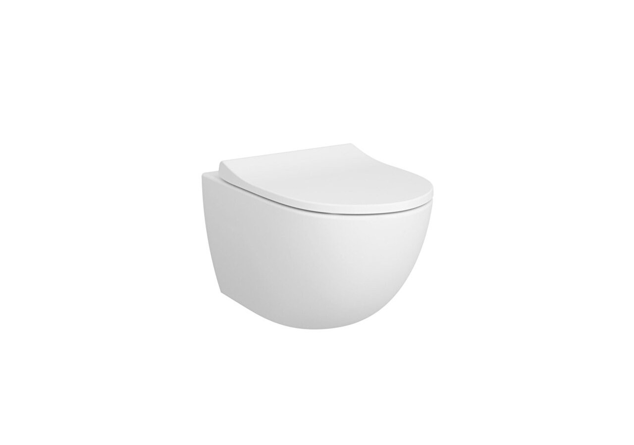 Sento, WC suspendu sans bride, avec fonction bidet - WC à fond creux -7748B001-6318-Vitra