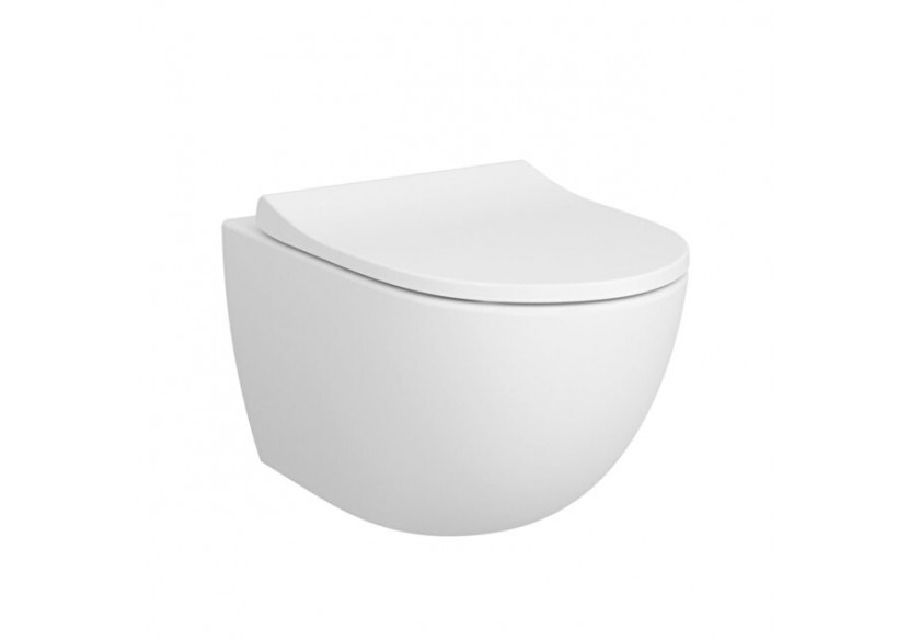 Sento, WC suspendu sans bride, avec fonction bidet - WC à fond creux -7748B003-6318-Vitra