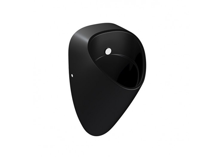 Plural urinoir, version avec alimentation sur secteur (230V), 34,5 cm, noir mat - 7808B083-5331 - Vitra