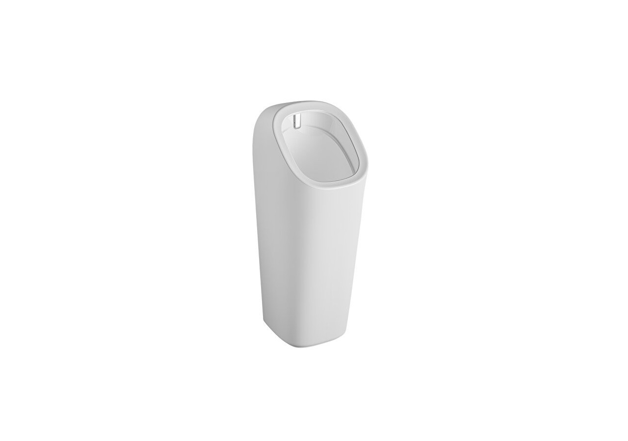 Plural urinoir monob., version avec alimentation batterie, blanc brillant - 7809B003-5330 - Vitra