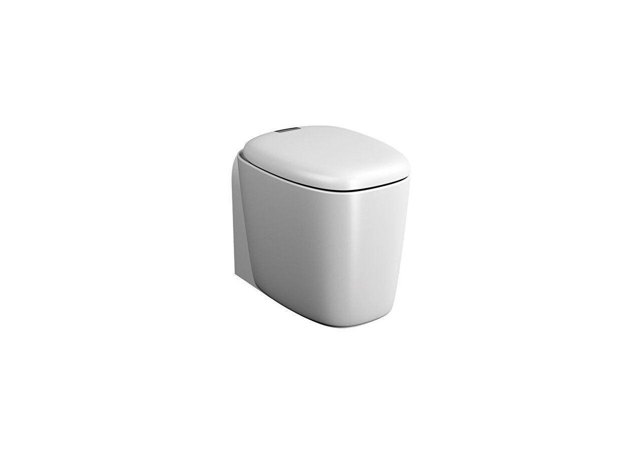 Plural WC BTW sans bride 55 cm, VC, Edelweiss - 7815B401-0075 - Vitra