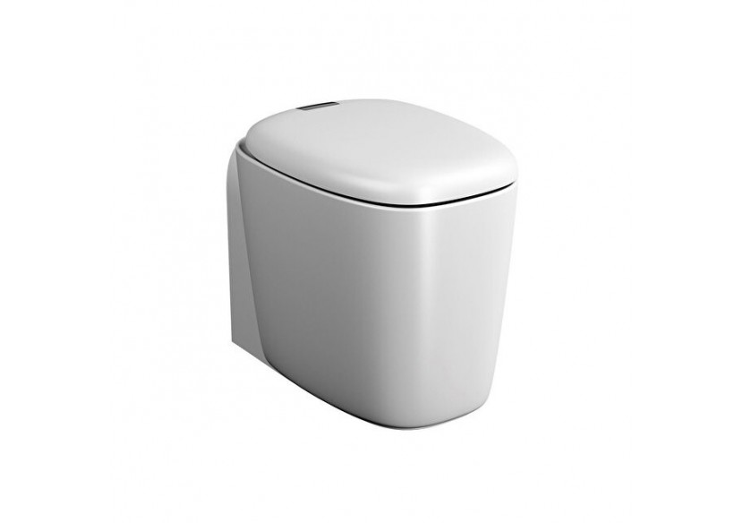 Plural WC BTW sans bride 55 cm, VC, Edelweiss - 7815B401-0075 - Vitra