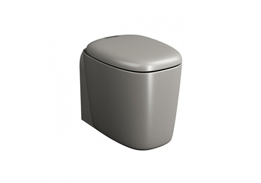 Plural WC BTW sans bride55 cm, VC, taupe mat - 7815B420-0075 - Vitra