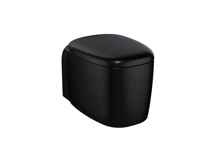 Plural WC suspendu, 55 cm, noir mat - 7830B483-0075 - Vitra