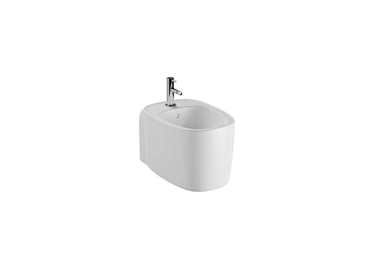 Plural bidet suspendu, 55 cm, Edelweiss - 7831B401-0288 - Vitra