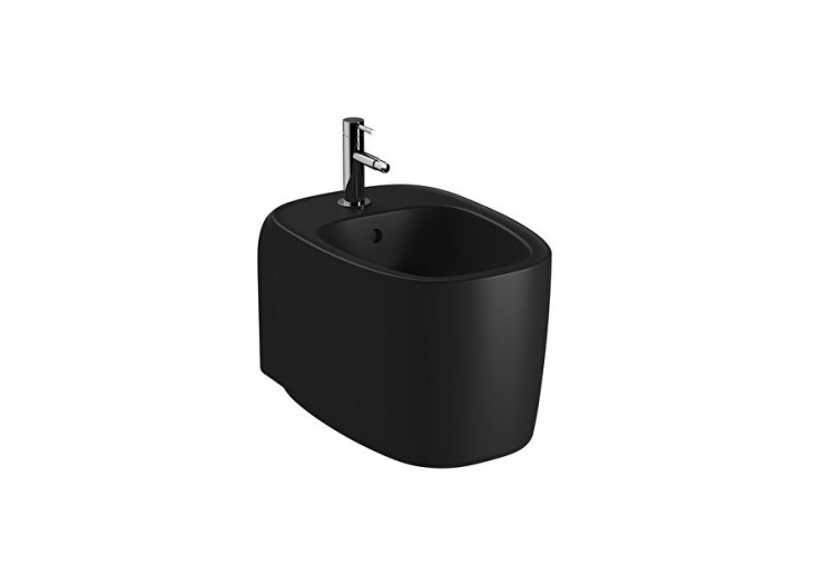 Plural bidet suspendu, 55 cm, noir mat - 7831B483-0288 - Vitra