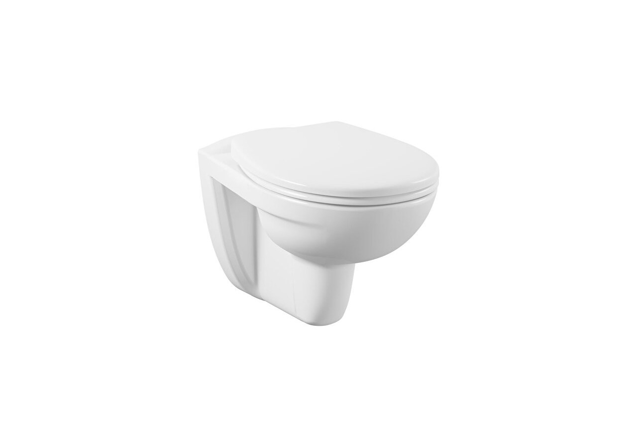 Normus SpinFlush Pack WC suspendu sans bride, 54 cm, blanc - 7855B003-6236 - Vitra