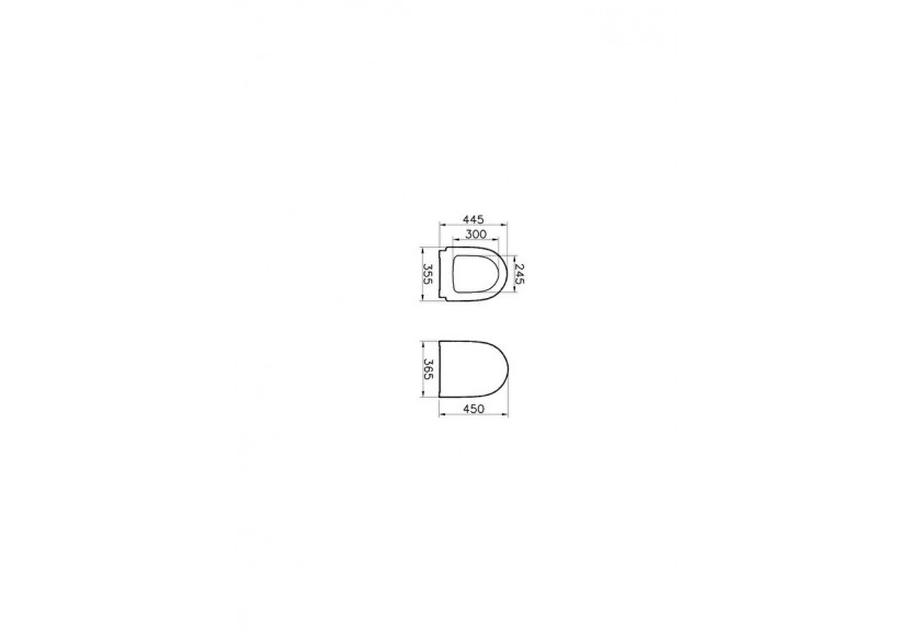 Sento abattant, Duroplast, avec mécanisme de fermeture douce, libération rapide - 86-003R009 - Vitra Sento abattant, Duroplast, avec mécanisme de fermeture douce, libération rapide - 86-003R009 - Vitra