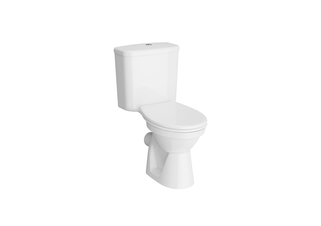 Arkitekt pack WC, 67 cm, S/H, abattant Thermoplastique - 9780B003-1239 - Vitra