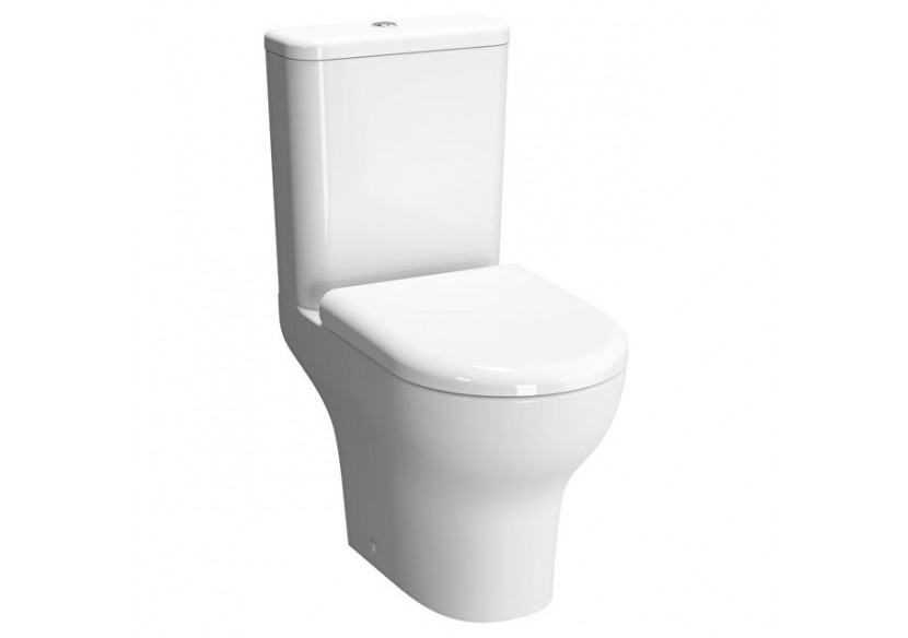 Zentrum Pack WC à poser,caréné VitrA Flush 2.0,S/H, ferm. douce - 9824B003-7202 - Vitra