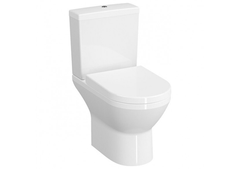 Integra Pack WC à poser OB, VitrA Flush 2.0, abattant Duroplast, fermeture douce - 9833B003-7200 - Vitra