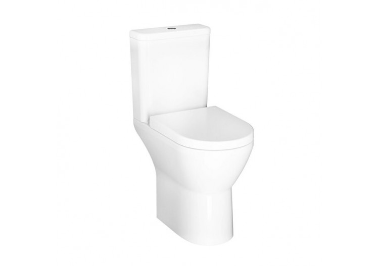 Integra Pack WC à poser PMR, sans bride, open back, abattant fermeture douce - 9841B003-7202 - Vitra