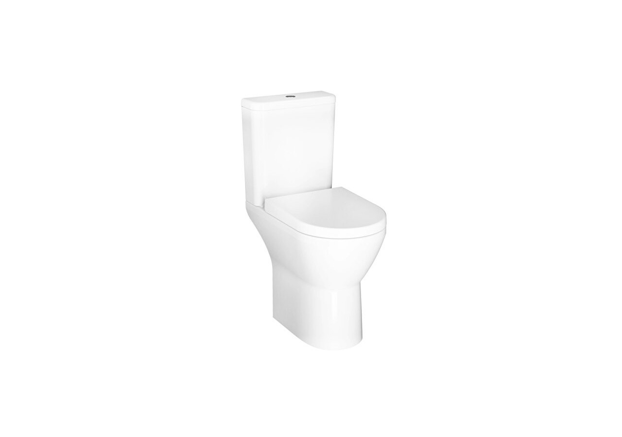 Integra Pack WC à poser PMR, sans bride, open back, abattant fermeture douce - 9841B003-7202 - Vitra