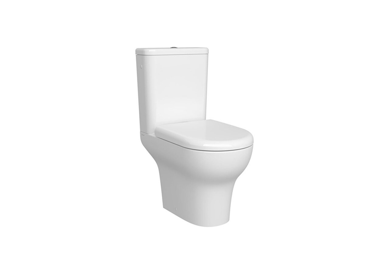 Zentrum Pack WC à poser, caréné Smoothflush, S/H, abattant Duroplast - 9863B003-7213 - Vitra