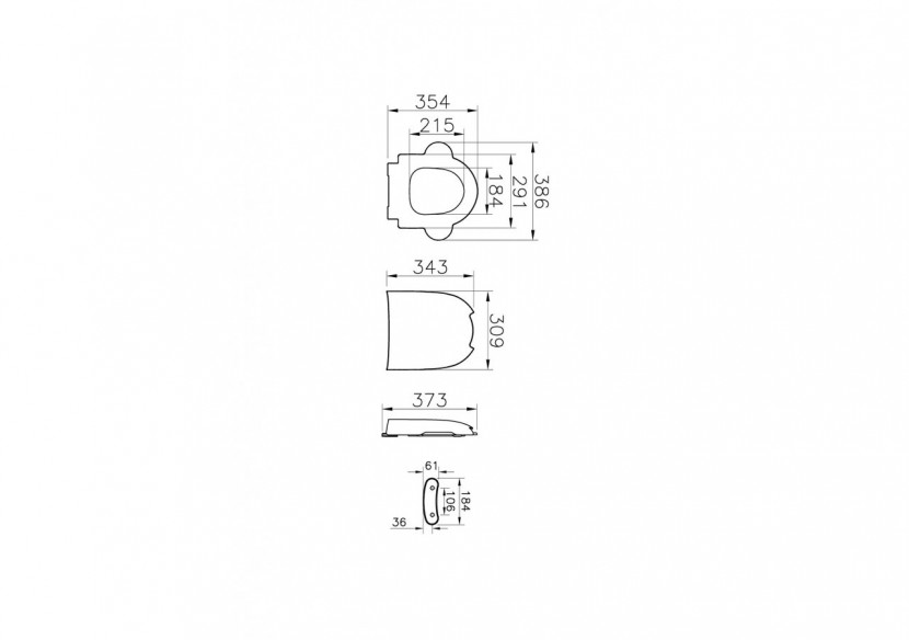 Sento Kids abattant, sans libération rapide, blanc - 133-003-009 - Vitra
