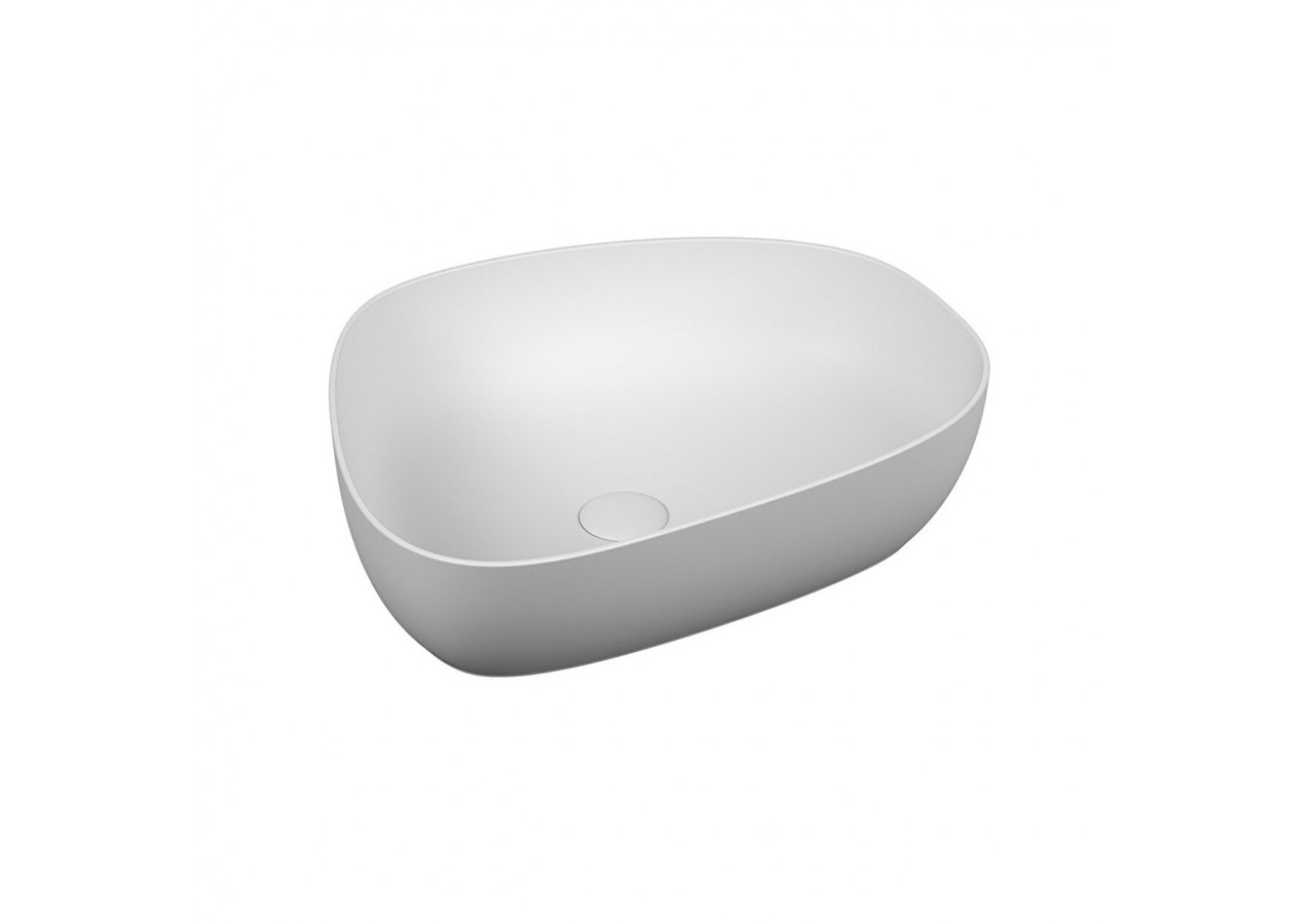 Outline vasque en Cerafine,56cm, Edelweiss, VitrA Clean - 5991B401-0016 - Vitra