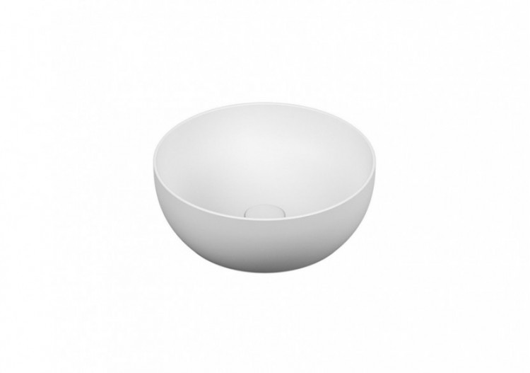 Outline vasque en Cerafine,40cm, Edelweiss, VitrA Clean - 5992B401-0016 - Vitra