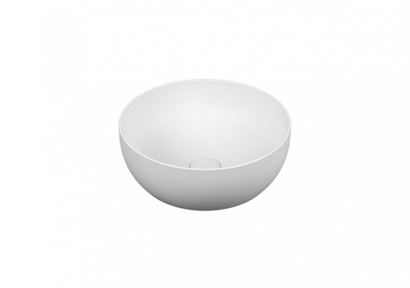 Outline vasque en Cerafine,40cm, Edelweiss, VitrA Clean - 5992B401-0016 - Vitra