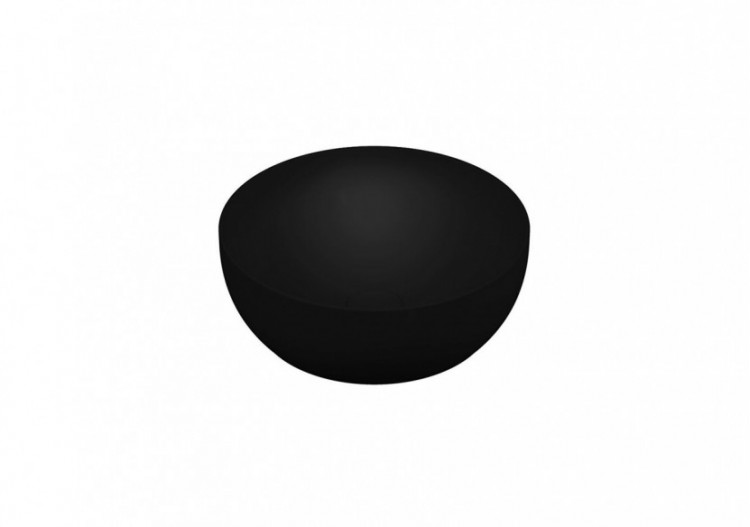 Outline vasque en Cerafine,40cm, noir mat, VitrA Clean - 5992B483-0016 - Vitra