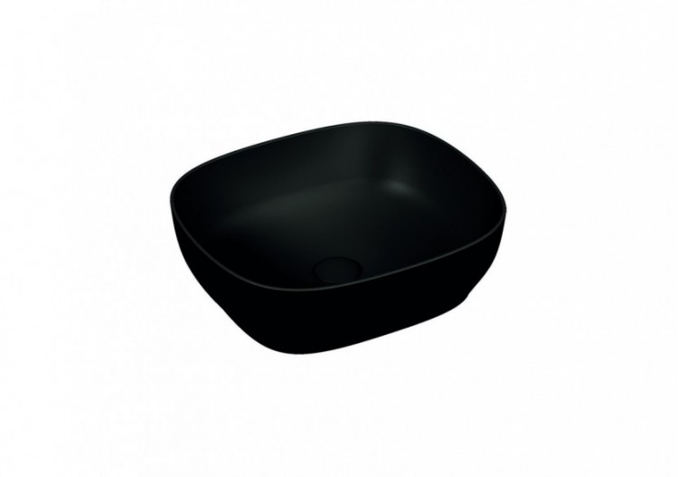 Outline vasque Cerafine,47,5cm, noir mat, VitrA Clean - 5994B483-0016 - Vitra