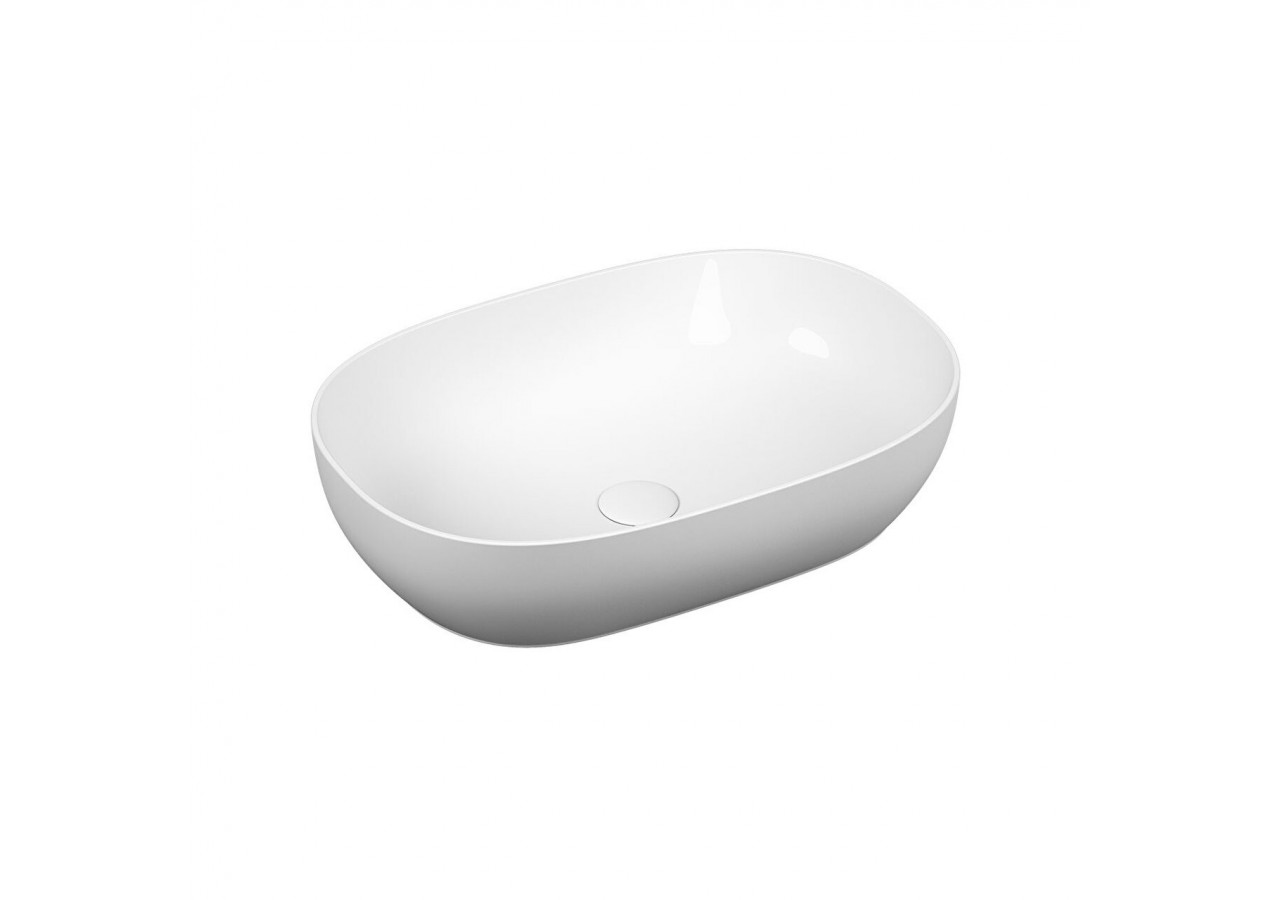 Outline vasque Cerafine,59cm, blanc brilliant, VitrA Clean - 5995B403-0016 - Vitra