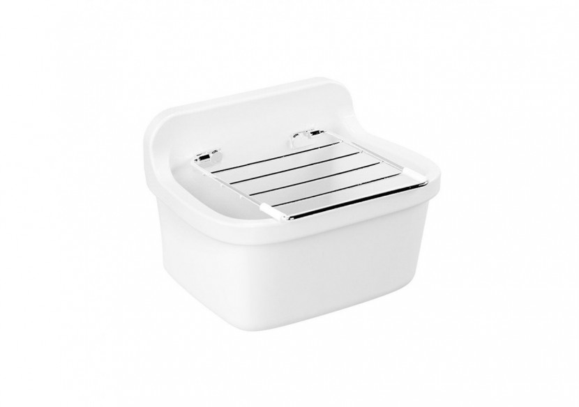 Arkitekt vidoir mural & grille, 43 cm, sans trou de robinet, sans trop-plein - 6109B003-6105 - Vitra