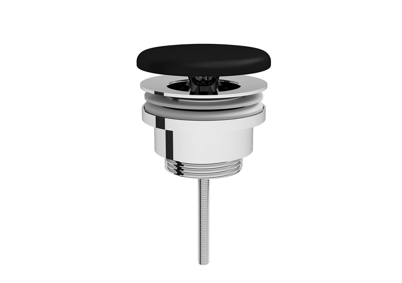 Crépine pour lavabos/bidets sans trop-plein noir mat avec VitrA Clean